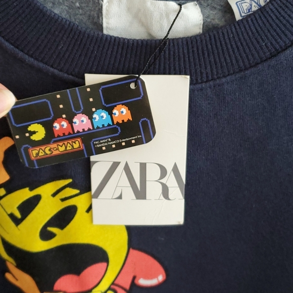 Zara pac man sweatshirt Clearance
